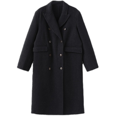 CUBIC百搭时尚英伦风纯色大衣