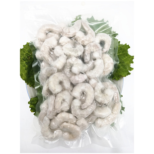 青虾仁冰水少不缩水 白对虾仁去虾线冰冻大虾仁500g