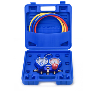 飞越精准防撞VMG-2-R410A-B空调双表组 加氟表组 冷媒雪种压力表