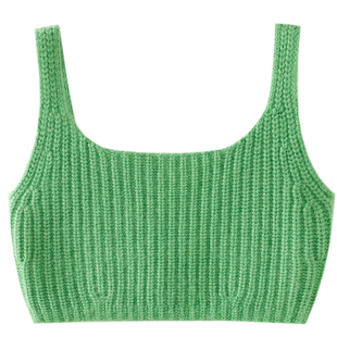 秒变超模！设计美学~100%纯山羊绒吊带背心女羊绒抹胸毛衣针织衫