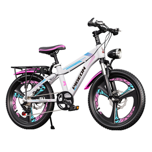 飞鸽儿童自行车男孩6-12到10-15岁小学生女孩变速中大童山地新款