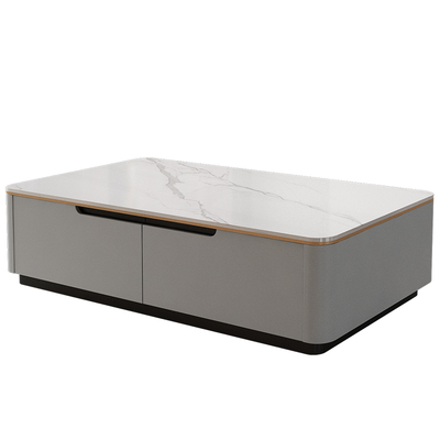 轻奢长方形茶几电视柜客厅家用