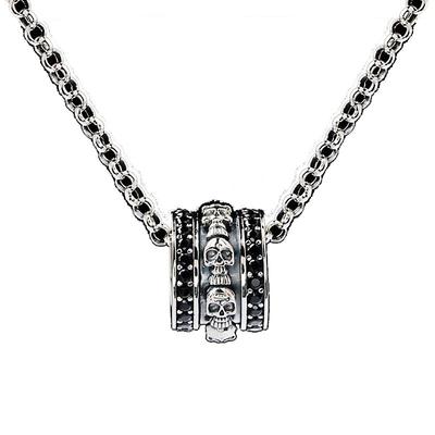 小众法国idee骷髅潮牌轻奢泰银