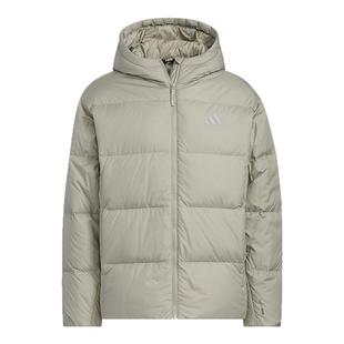 adidas阿迪达斯短款鸭绒连帽羽绒服男李现同款秋冬装外套KC2479