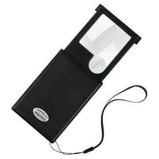 太阳火抽拉手持便携式高倍10倍老人阅读看书看手机放大镜带LED灯高清20儿童学生户外探索古玩钱币邮票鉴定用