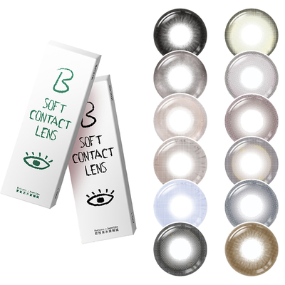 SweetColor日抛美瞳10片淡颜系列日追自然三明治工艺彩色隐形眼镜