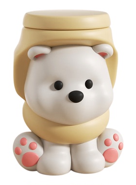 元气熊入户玄关换鞋凳落地摆件