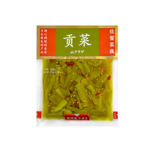 雅玛屋贡菜日式脆爽微辣酱菜咸菜即食传统新鲜响菜苔菜爽口菜袋装