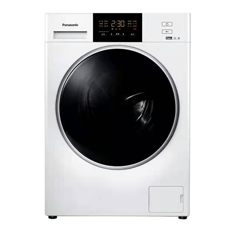 松下变频滚筒洗衣机10kg高温除菌