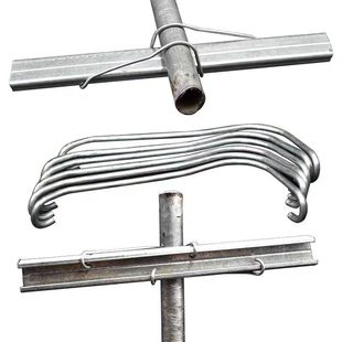 包邮温室大棚骨架配件卡槽固定器扁担簧压膜槽钢丝卡单钩弹簧卡扣