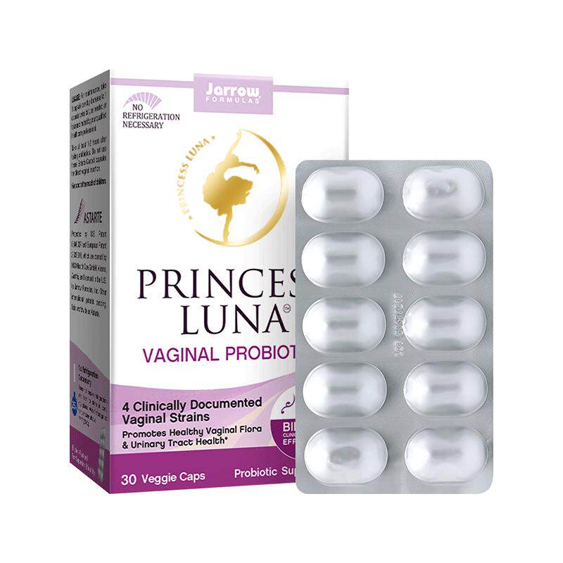 月神益生菌口服胶囊专业女性私处护理止痒进口乳酸杆菌护平衡30粒