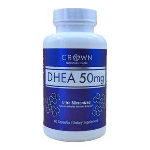 DHEA备孕dhea辅酶Q10备孕提高卵子质量DHEA50mg美国正品卵巢amh升