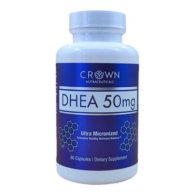 DHEA备孕dhea辅酶Q10备孕提高卵子质量DHEA50mg美国正品卵巢amh升