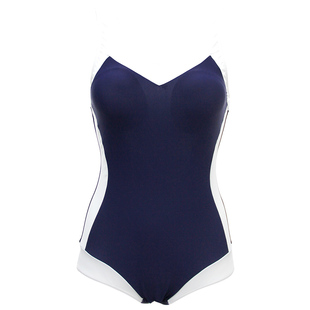 蓝色泳衣女款游泳馆专用竞速三角专业泡温泉2025新款女孩游泳衣女