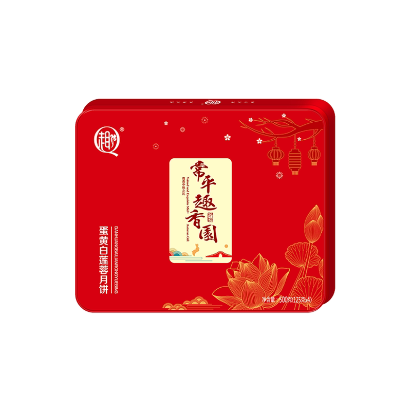 趣香园特价蛋黄白莲蓉月饼经典广式月饼批发礼盒装中秋送礼佳品