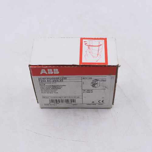 ABB F202 AC-25/0.03 保修和延长保修