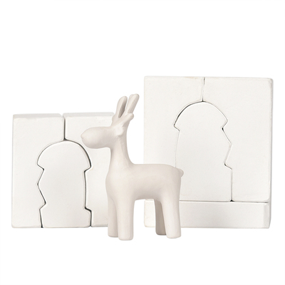 陶艺石膏模具小鹿动物卡通陶瓷