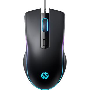 HP/惠普有线静音鼠标游戏电竞笔记本台式电脑办公网吧RGB机械吃鸡