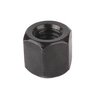 加厚螺母发黑原GB55六角厚螺母4.8级加厚六角原GB56螺帽细牙加厚