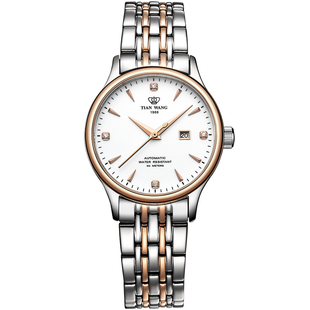 天王表手表气质女士机械表经典时尚潮流女表送女友七夕礼物5876