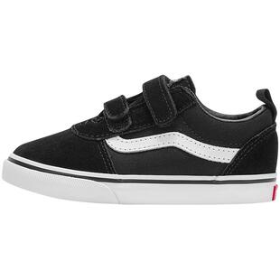 Vans范斯童鞋官方 Ward V黑色易穿魔术贴小童板鞋运动鞋
