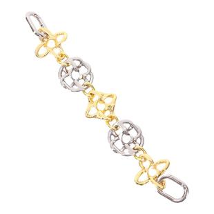 适用lv包包手提延长链条改造珍珠双链子装饰挂饰链条配件