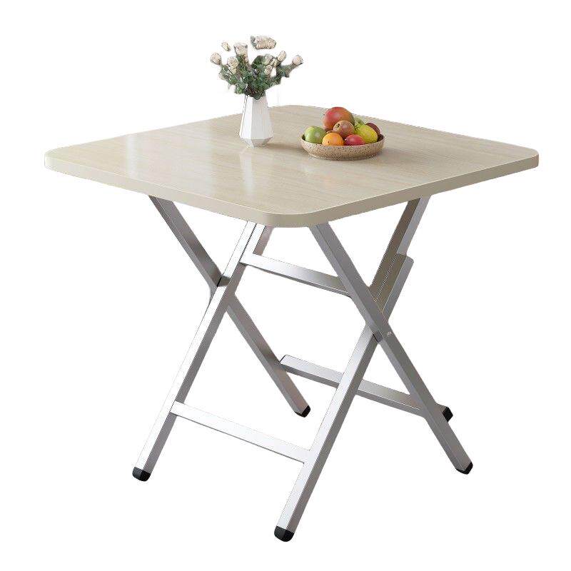 可折叠桌简约餐桌出租屋家用简易小户型租房方桌饭桌吃饭摆摊桌子
