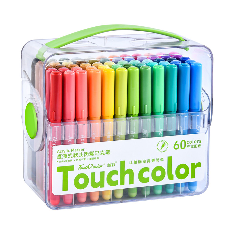 Touchcolor重彩直液式丙烯马克笔
