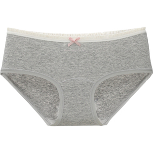 六只兔子A类棉内裤女10A抑菌纯棉透气底裆低腰包臀甜美少女三角裤