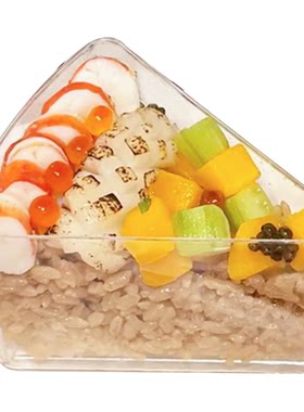 圆弧三角日料打包盒慕斯杯