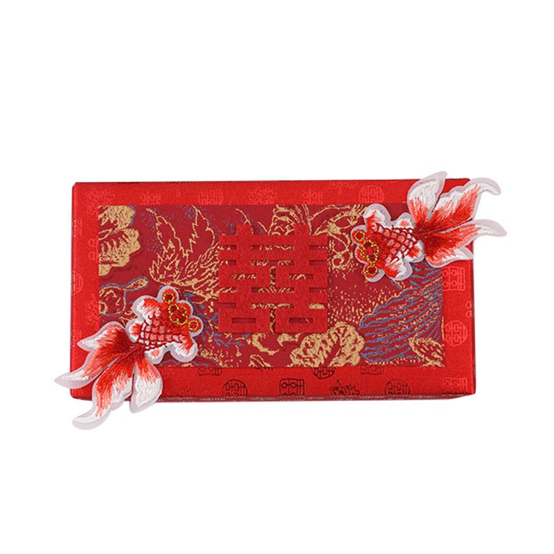 结婚礼物包装纸中国风喜庆婚庆百喜图包装纸礼品红色节日大尺寸礼盒搭配喜字diy加厚烫金手工纸漂亮超应景纸