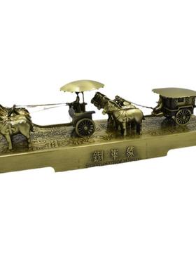 兵马俑摆件礼盒马车旅游纪念品