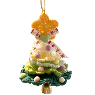 成品圣诞树风铃车载挂件装饰品可爱创意节日礼物精致新年小礼品