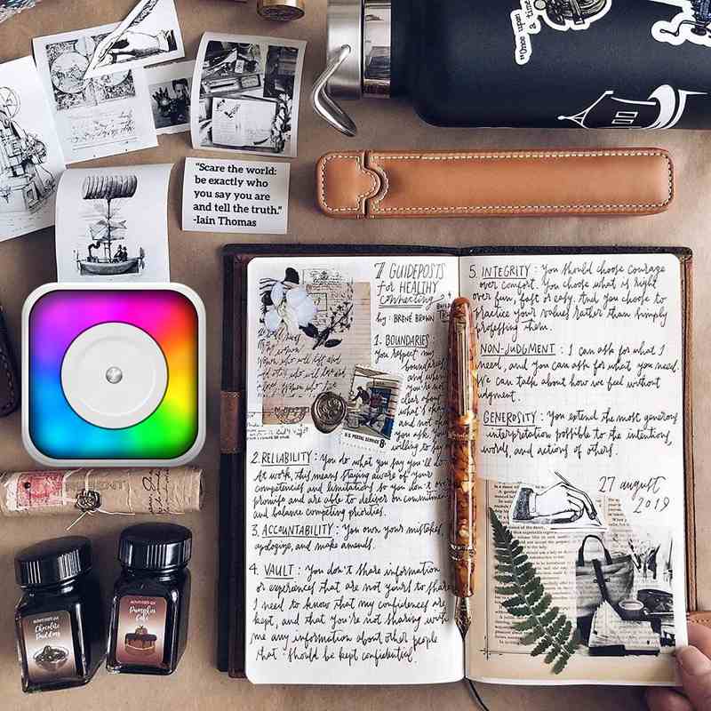 跨境新品迷你打印机口袋错题条形码标签C31不干胶便捷学生热敏式