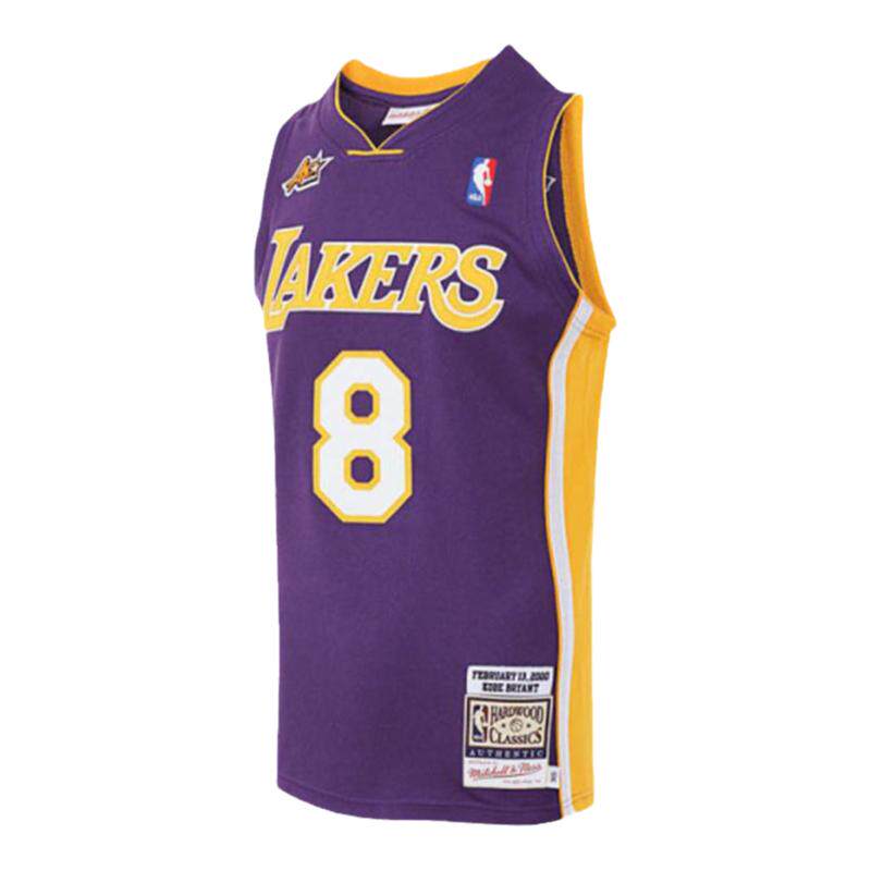 湖人队科比2000赛季全明星NBA官方MN复刻8号球衣AU球员版(礼盒装)