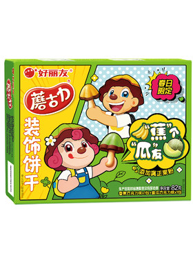 好丽友蘑古力饼干零食官方旗舰店