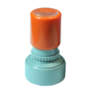 圆形附件章粗边宽边小号万次章自动出油 13mm/21mm附件印章圆光敏