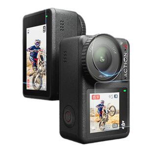 USICOOR适用DJI大疆Action6/5/4高清ar屏幕保护贴膜运动相机镜头膜前后屏防反光增透膜摄像机osmo Action配件