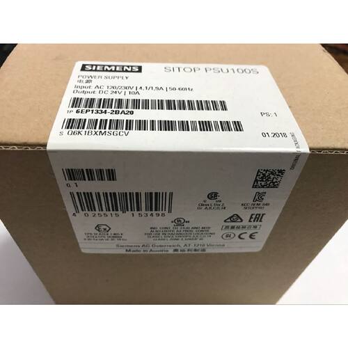 议价西门子直流电源模块单相220V输入 DC24V输出 10A 6EP1334-2BA