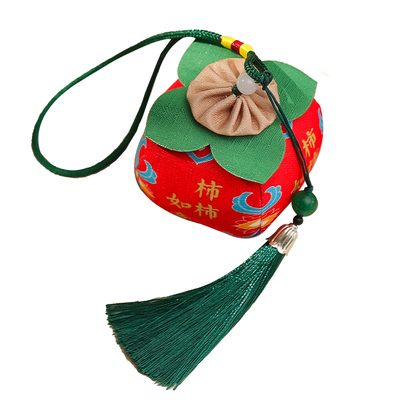 过新年香包香囊柿柿如意莲蓬挂件