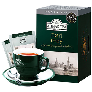 买3送1原装进口英国亚曼茶AHMADTEA伯爵红茶家用商用英式袋泡茶叶