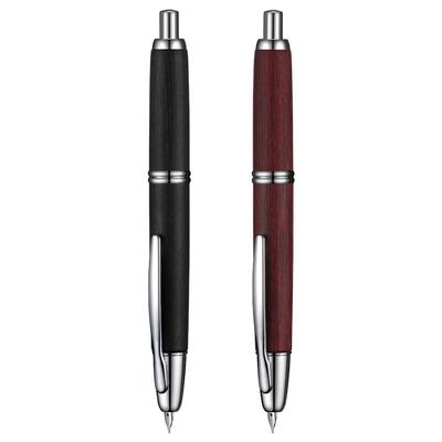 日本百乐钢笔按压式18k练字送礼