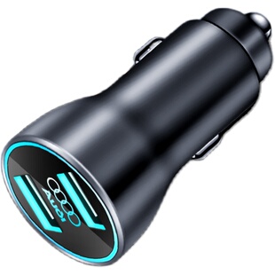 奥迪A4L车载充电器A6L/Q5L/A3/A5/A7/A8/Q3/Q7/Q2L点烟器转换插头