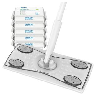 宝家洁懒人免手洗静电夹布拖把家用擦玻璃一次性拖地湿巾除尘纸