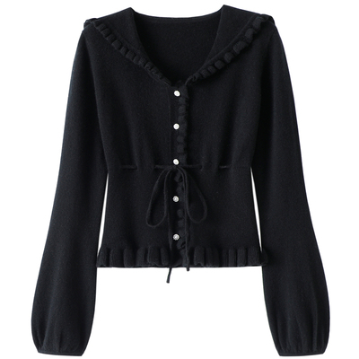 启超官方高端100%纯山羊绒衫