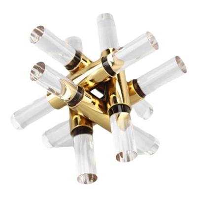 魔方十字架亚克力金属装饰品现代