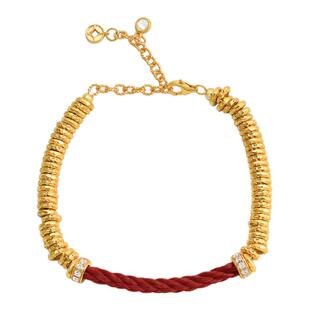 摩邦珠宝红运当头-红绳钱串子手链