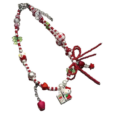 HelloKitty彩色蝴蝶结项链