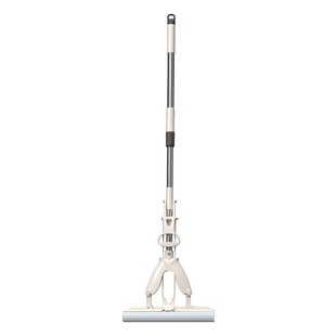 对折海绵拖把家用一拖净免手洗吸水拖把胶棉拖布懒人折叠挤水拖把