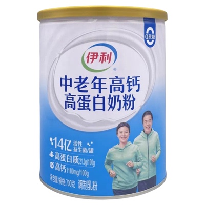 伊利中老年高钙高蛋白奶粉